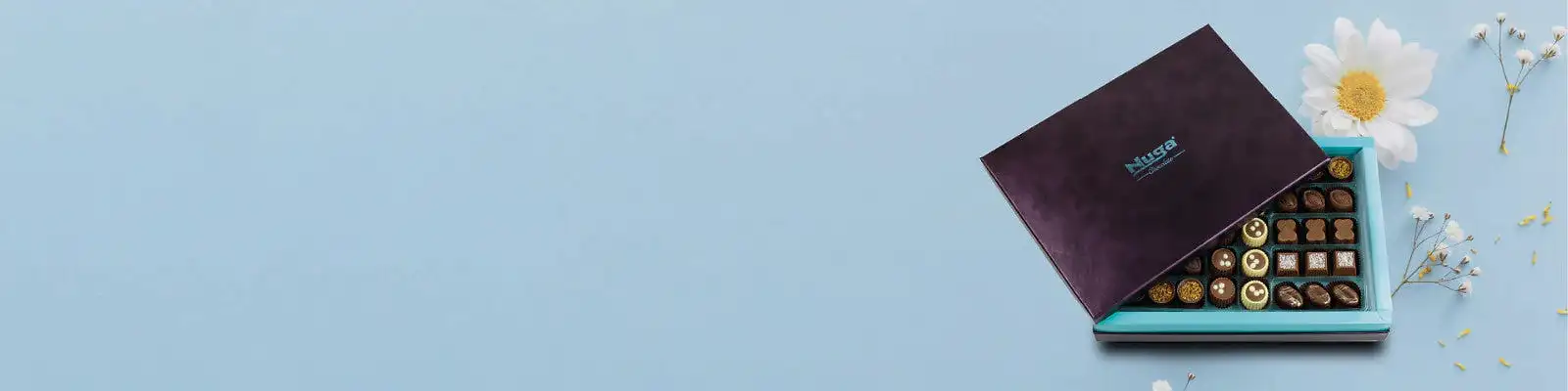 Özel gün için hediye çikolatalar