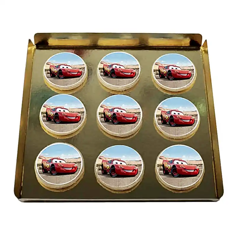 Şimşek Mcqueen Resimli Kurabiye