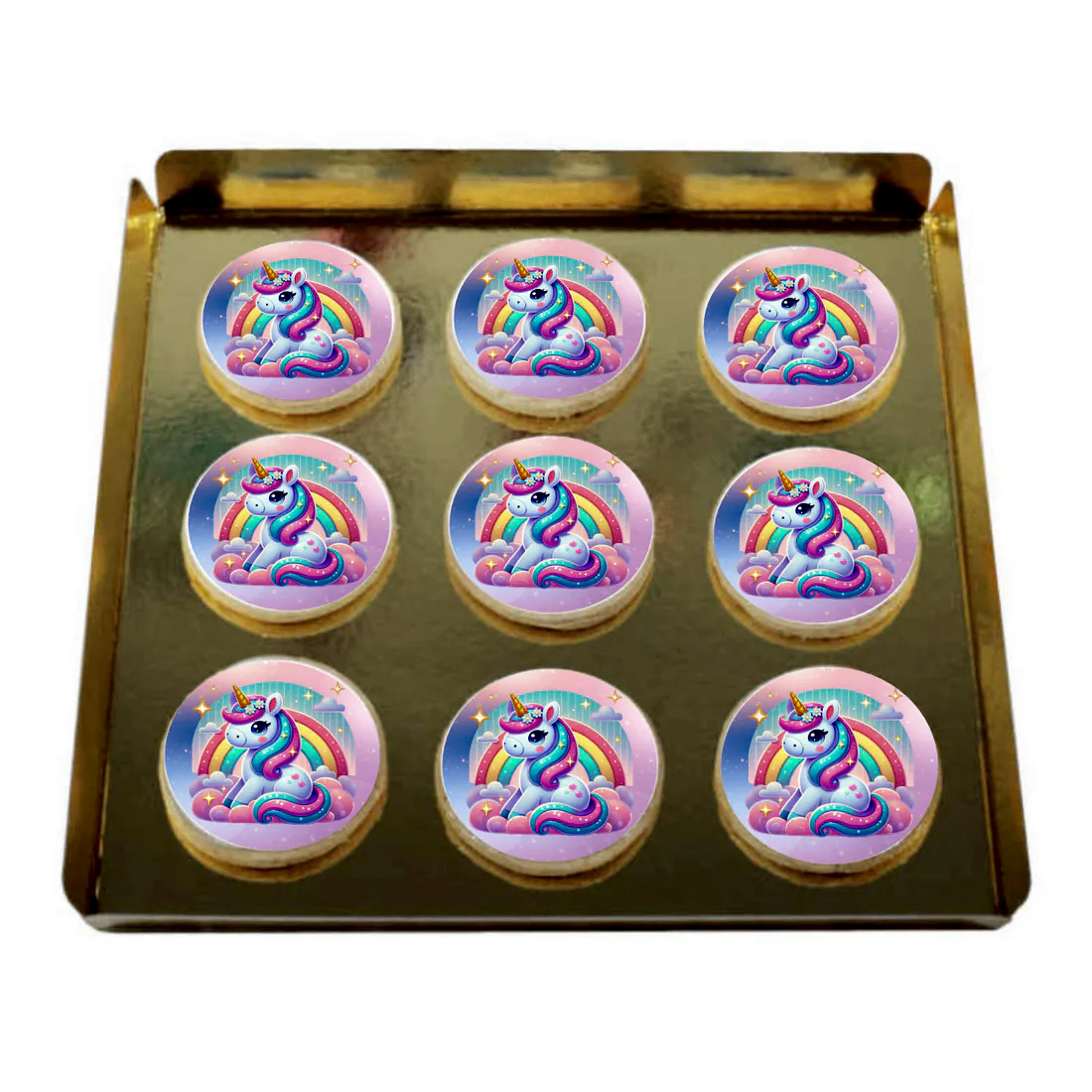 Unicorn Resimli Kurabiye