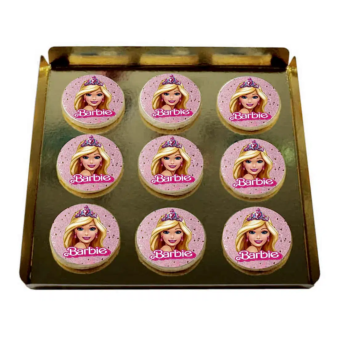 Barbie Resimli Kurabiye