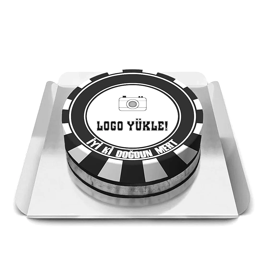 Beşiktaş Logolu Pasta