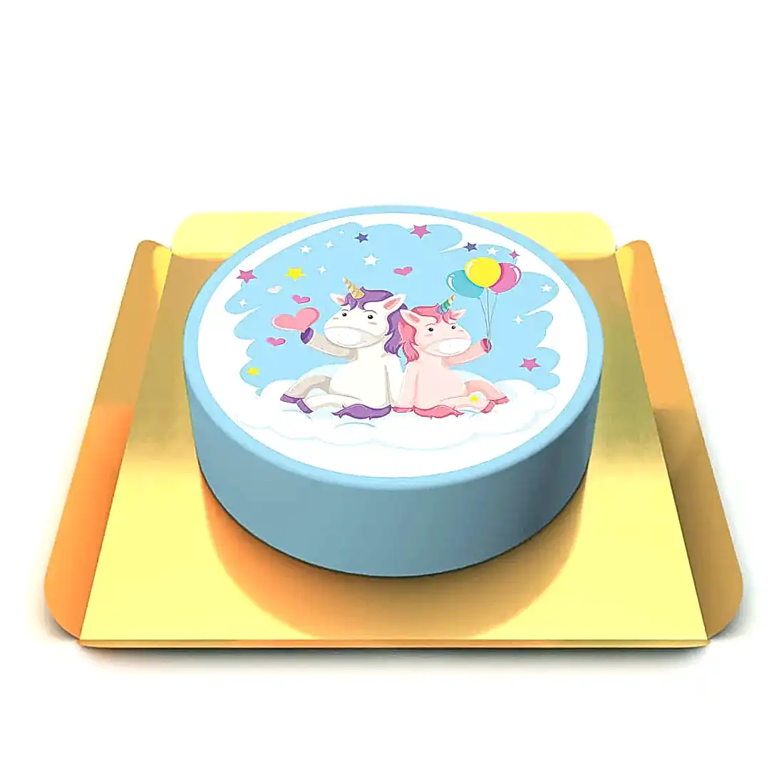 Unicorn Temalı Pasta