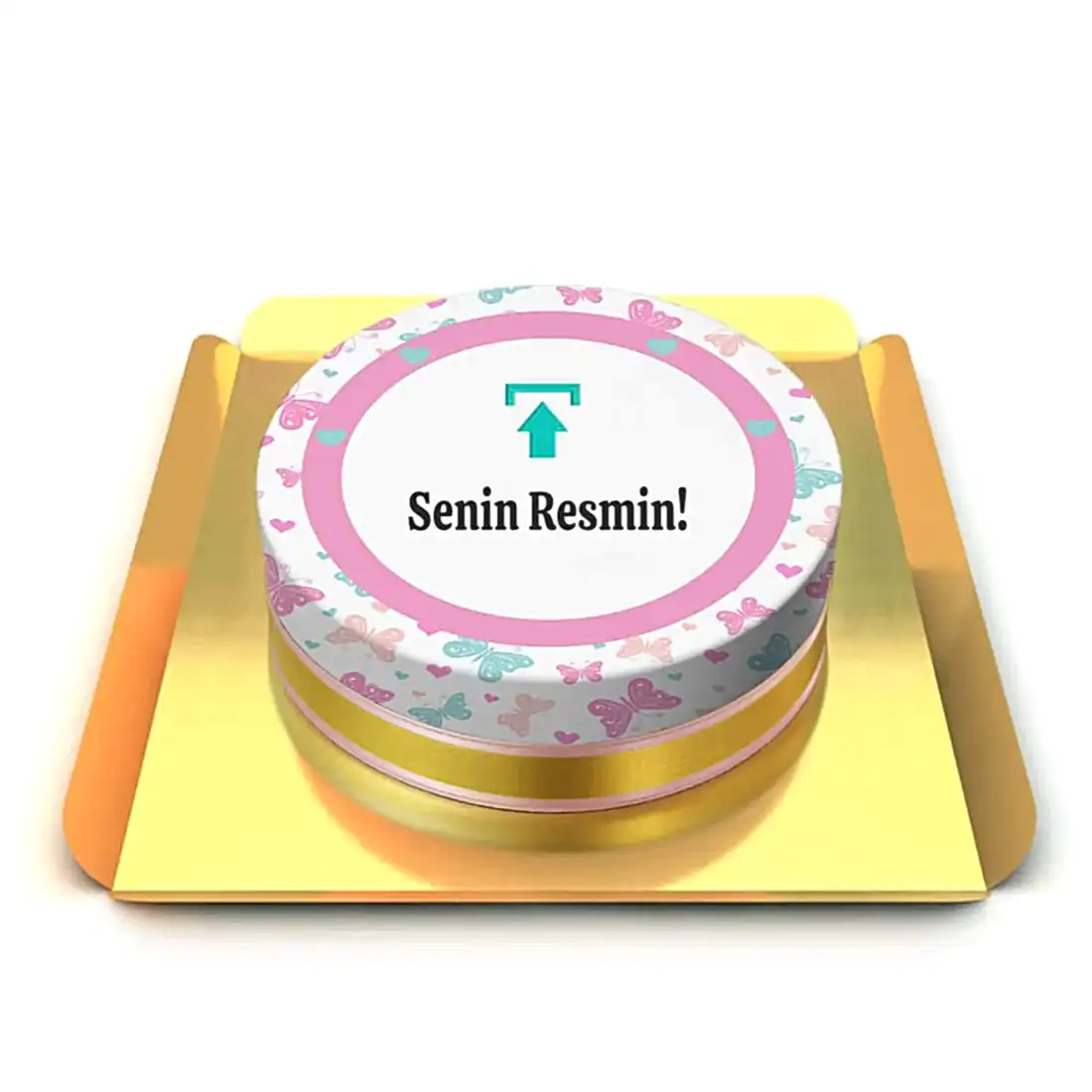 Kişiye Özel Senin Resimli Pastan