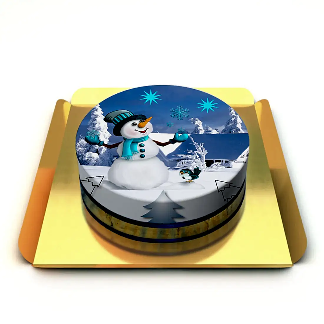 Kardan Adam Yılbaşı Pastası