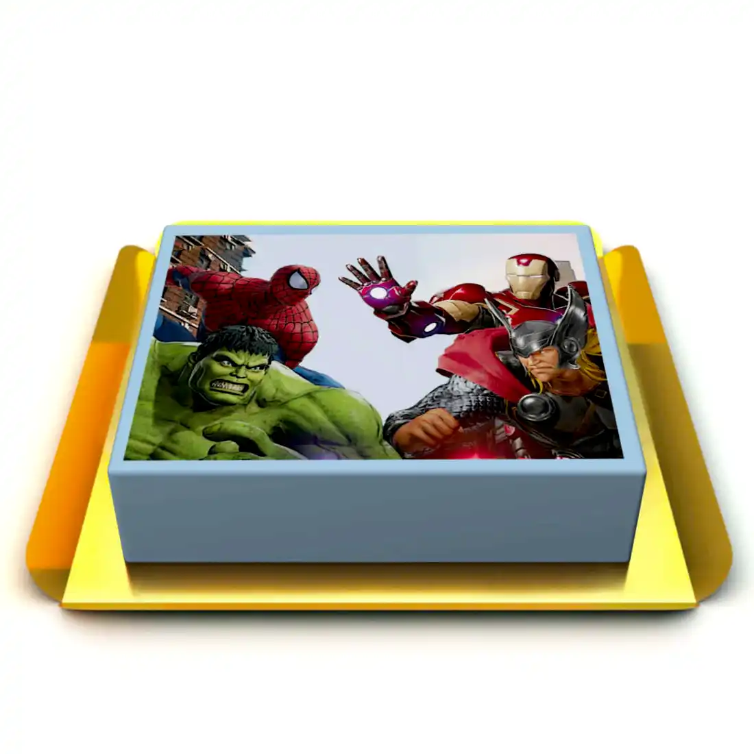 Spiderman Hulk Iron Man Thor Pastası