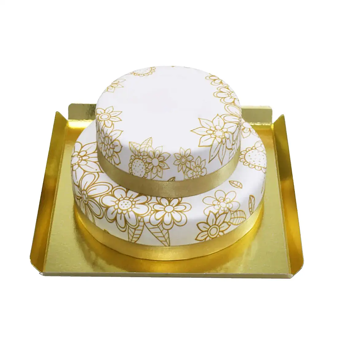 İki Katlı Tasarım Pasta