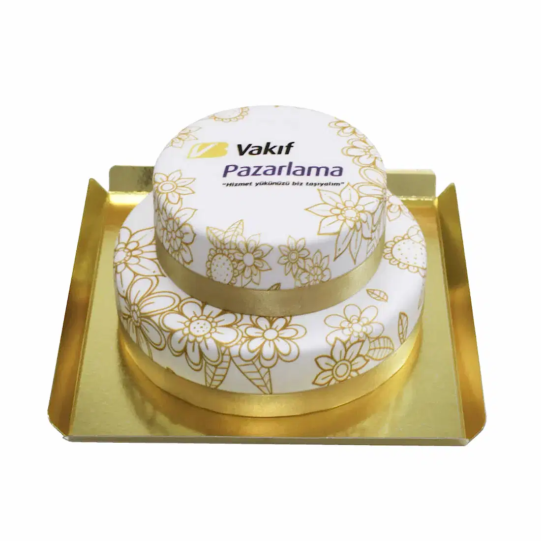 İki Katlı Tasarım Pasta