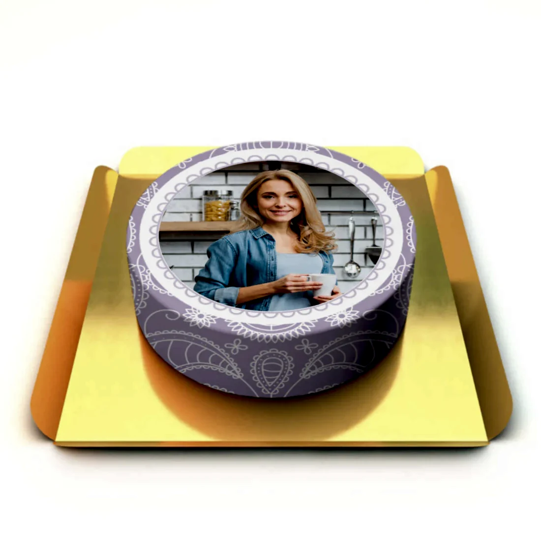 Mandala Desenli Resimli Pasta