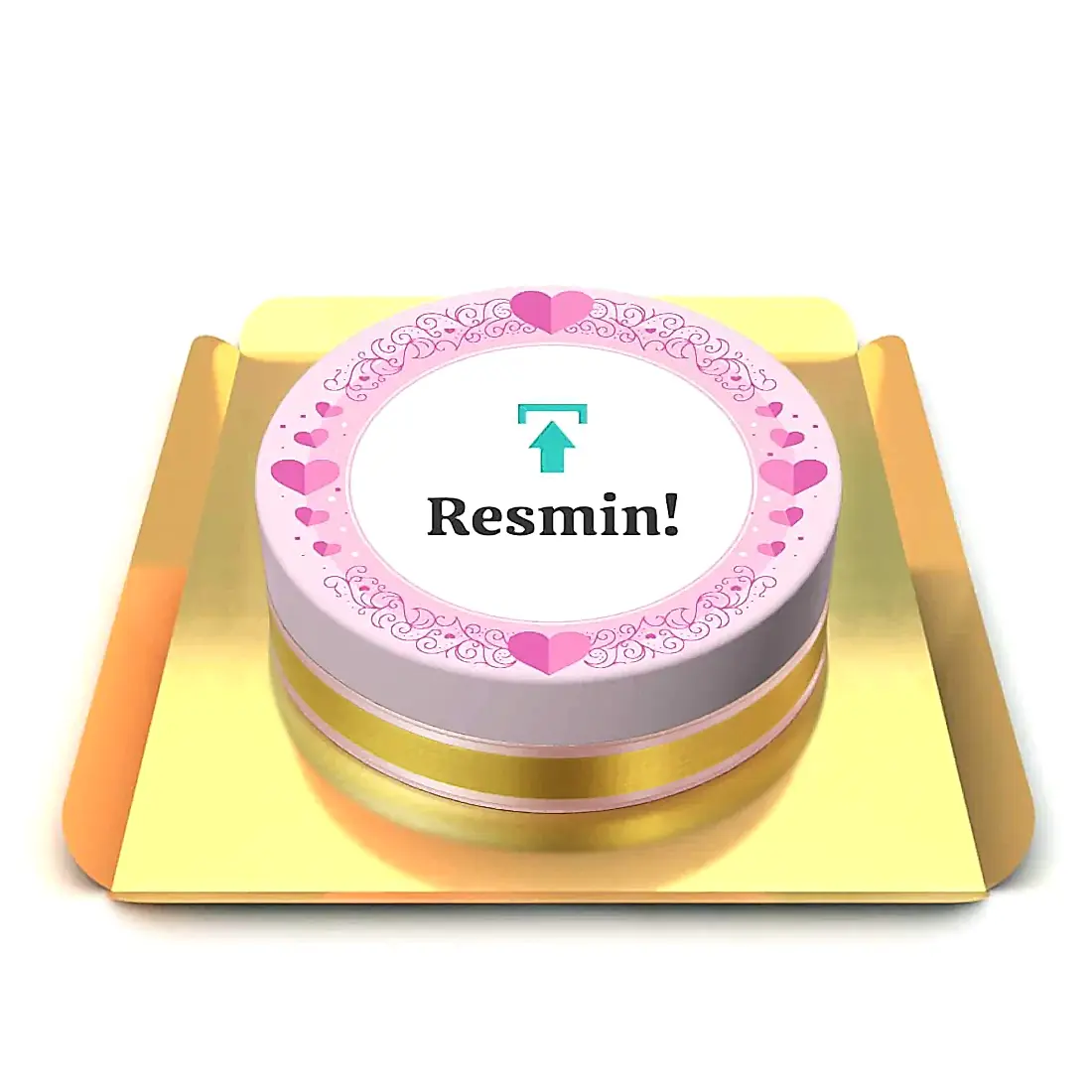 Kişiye Özel Resimli Tasarım Pasta