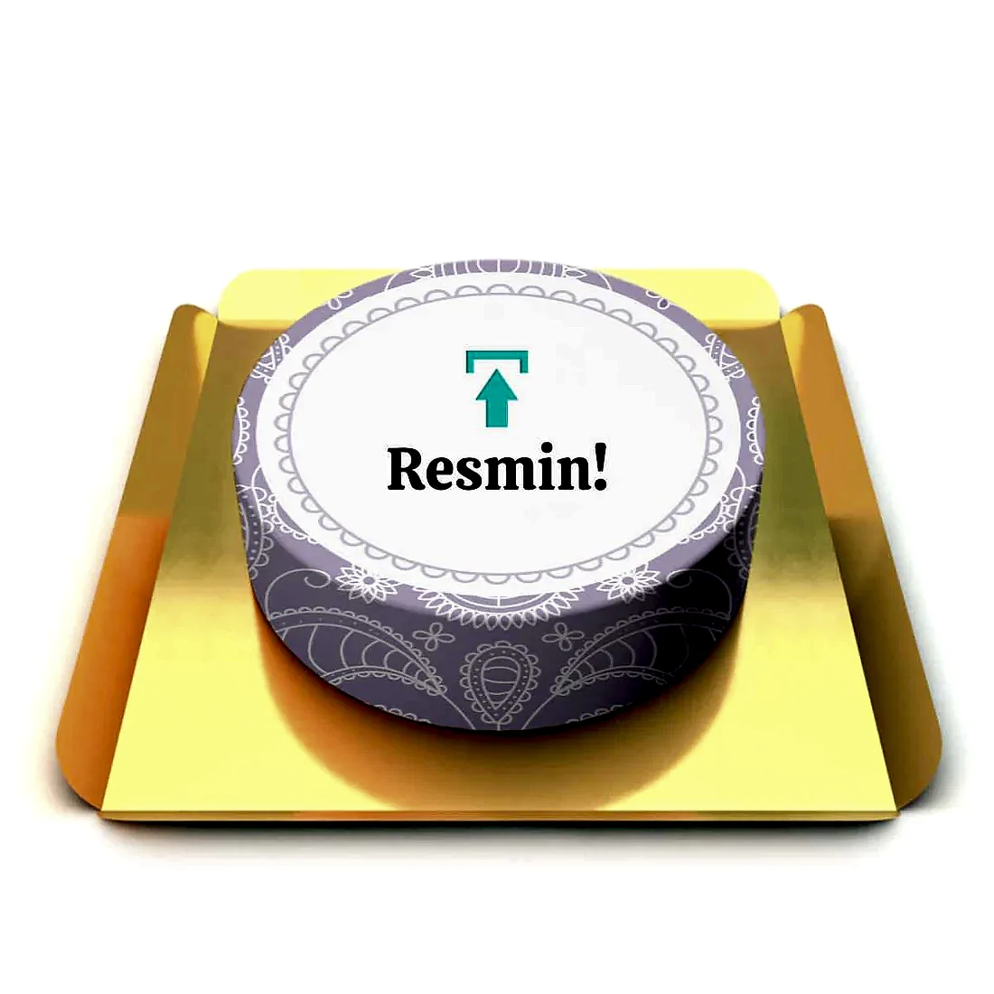 Mandala Desenli Resimli Pasta