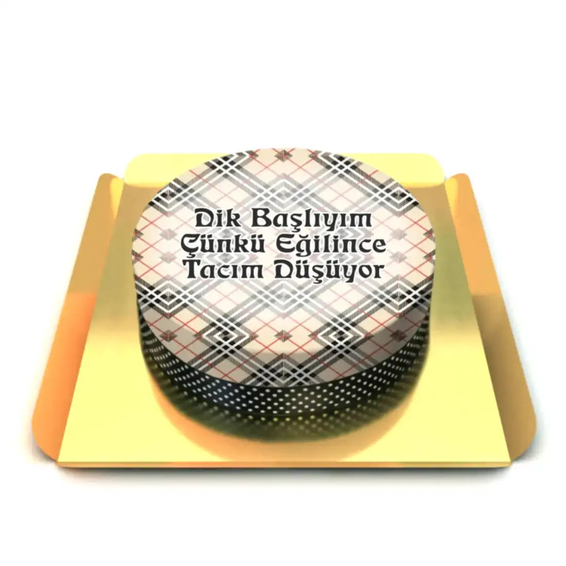 Yazılı Lüks Pasta