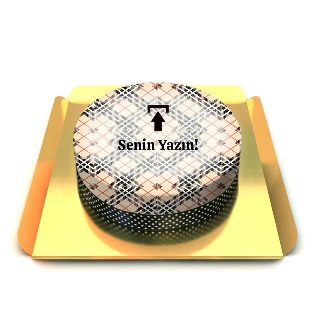 Yazılı Lüks Pasta