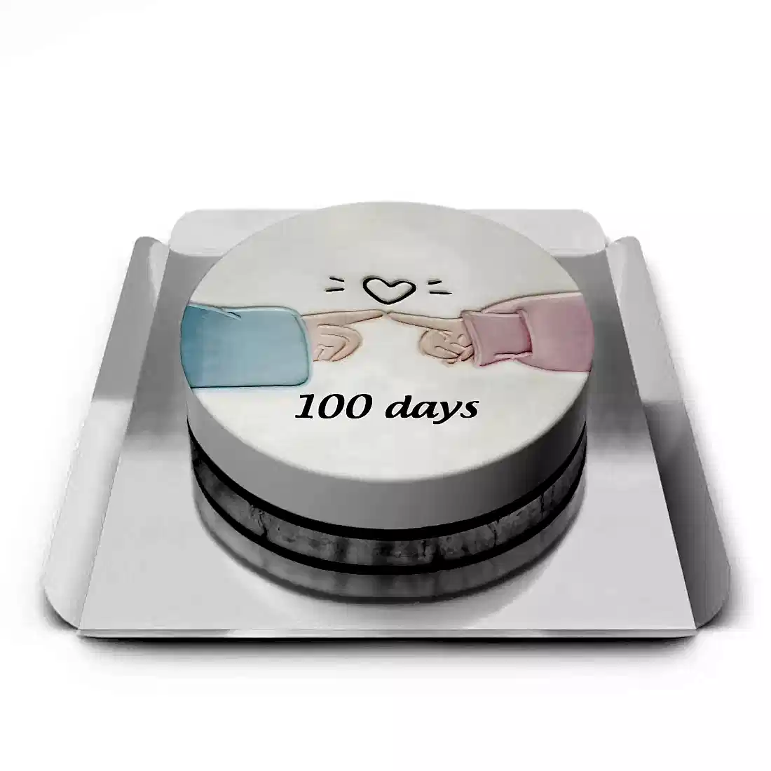 Sevgiliye Romantik Tasarım Pasta