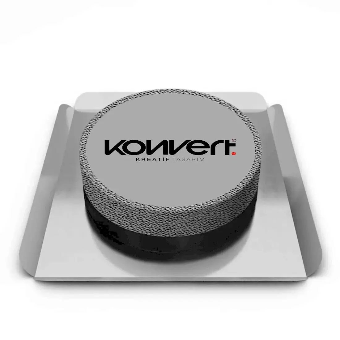 Gri Resimli Kurumsal Pasta