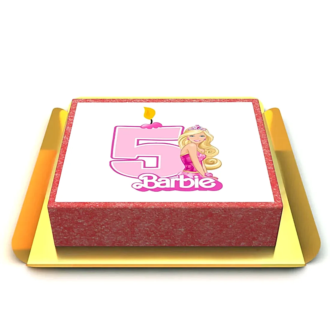 Pembe Renk Resimli Pasta