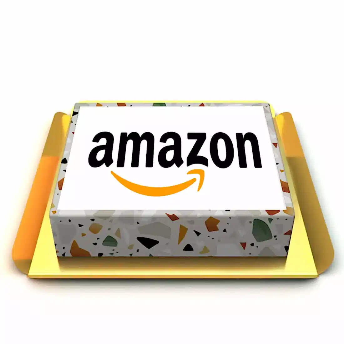 Mermer Desen Resimli Pasta