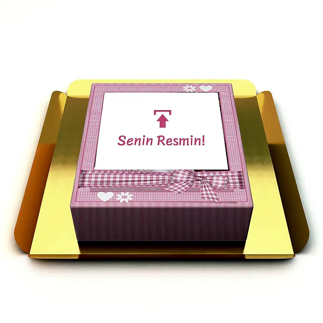 Resimli Kız Çocuk Pastası