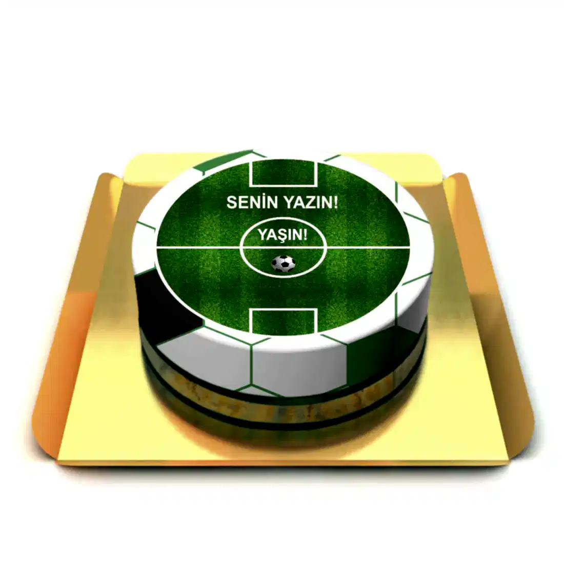Futbol sahası pasta