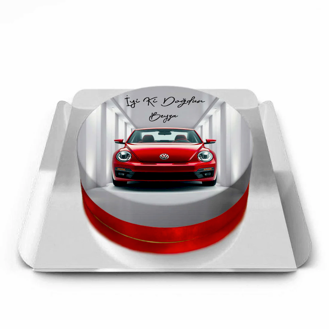 Kırmızı Araba Pastası