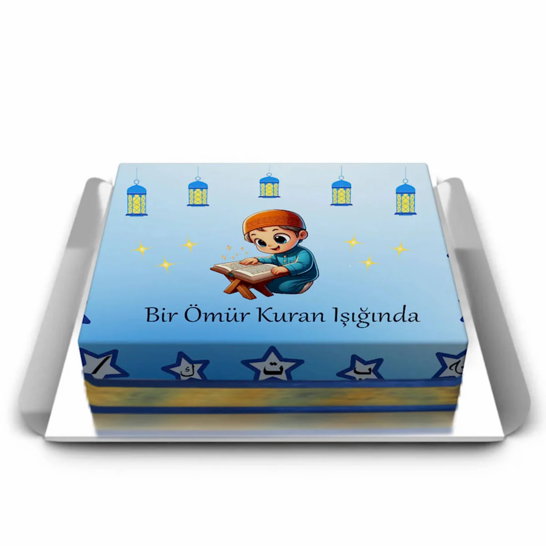 Kuran Temalı Erkek Çocuk Pasta