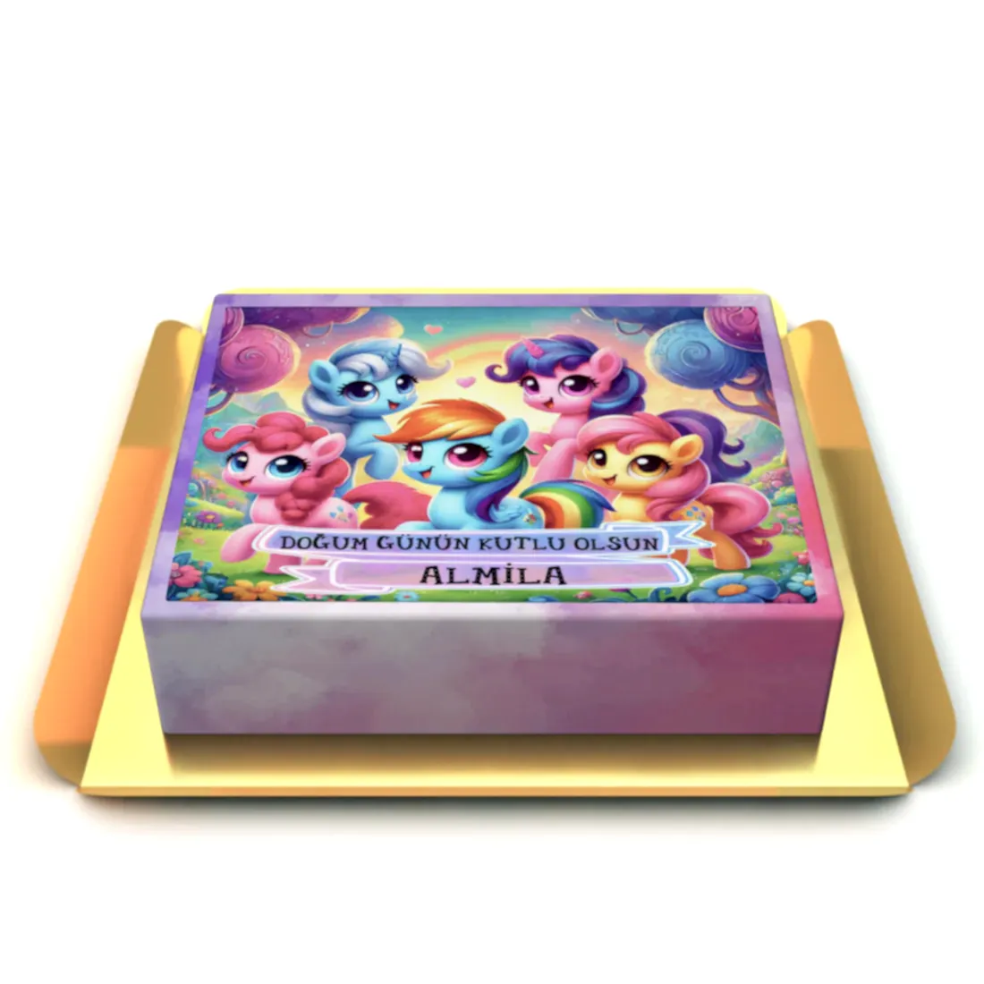 My Little Pony Temalı Pasta