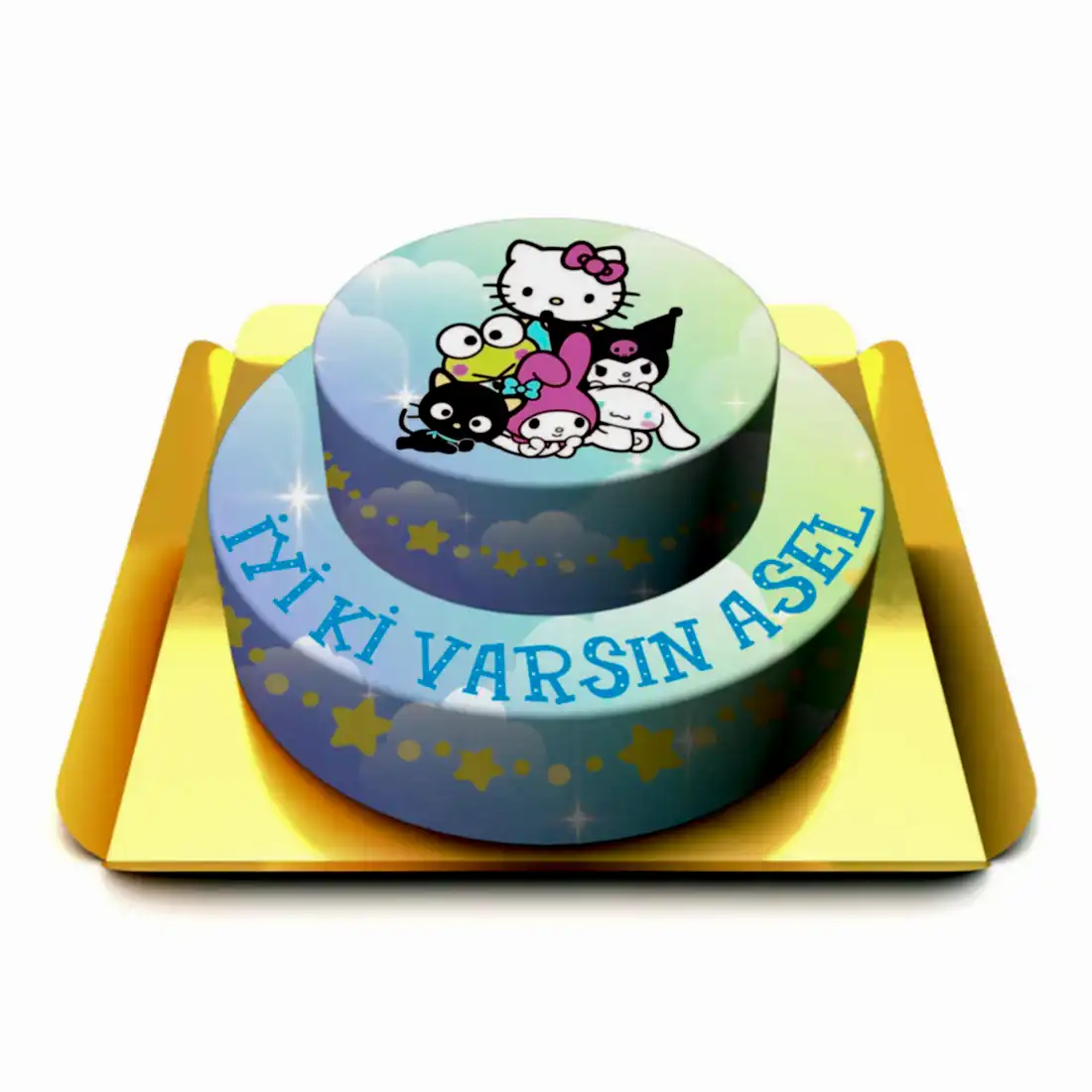 İki Katlı Sanrio Pasta