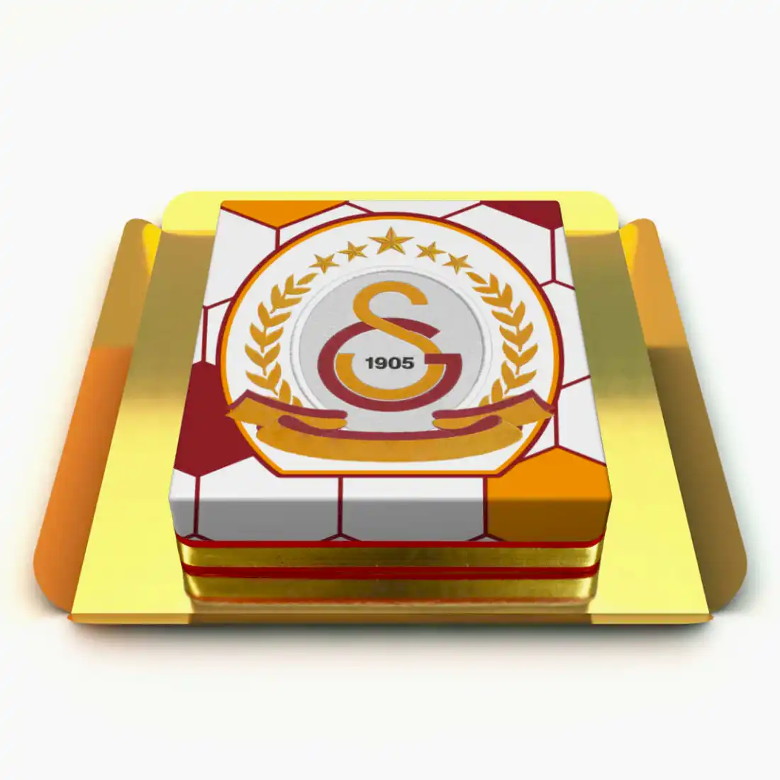 Gs Beş yıldızlı Logolu Pasta