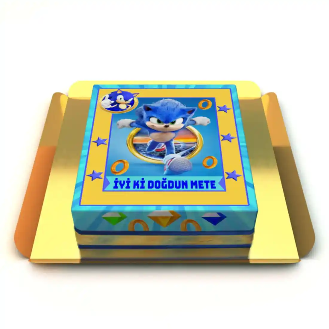 Sonic doğum günü pastası