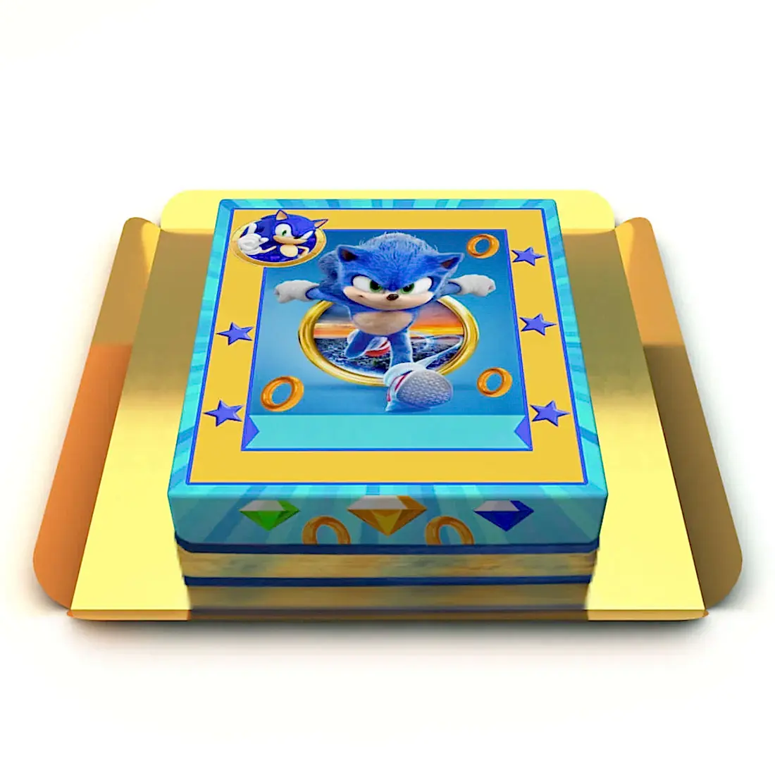 Sonic doğum günü pastası