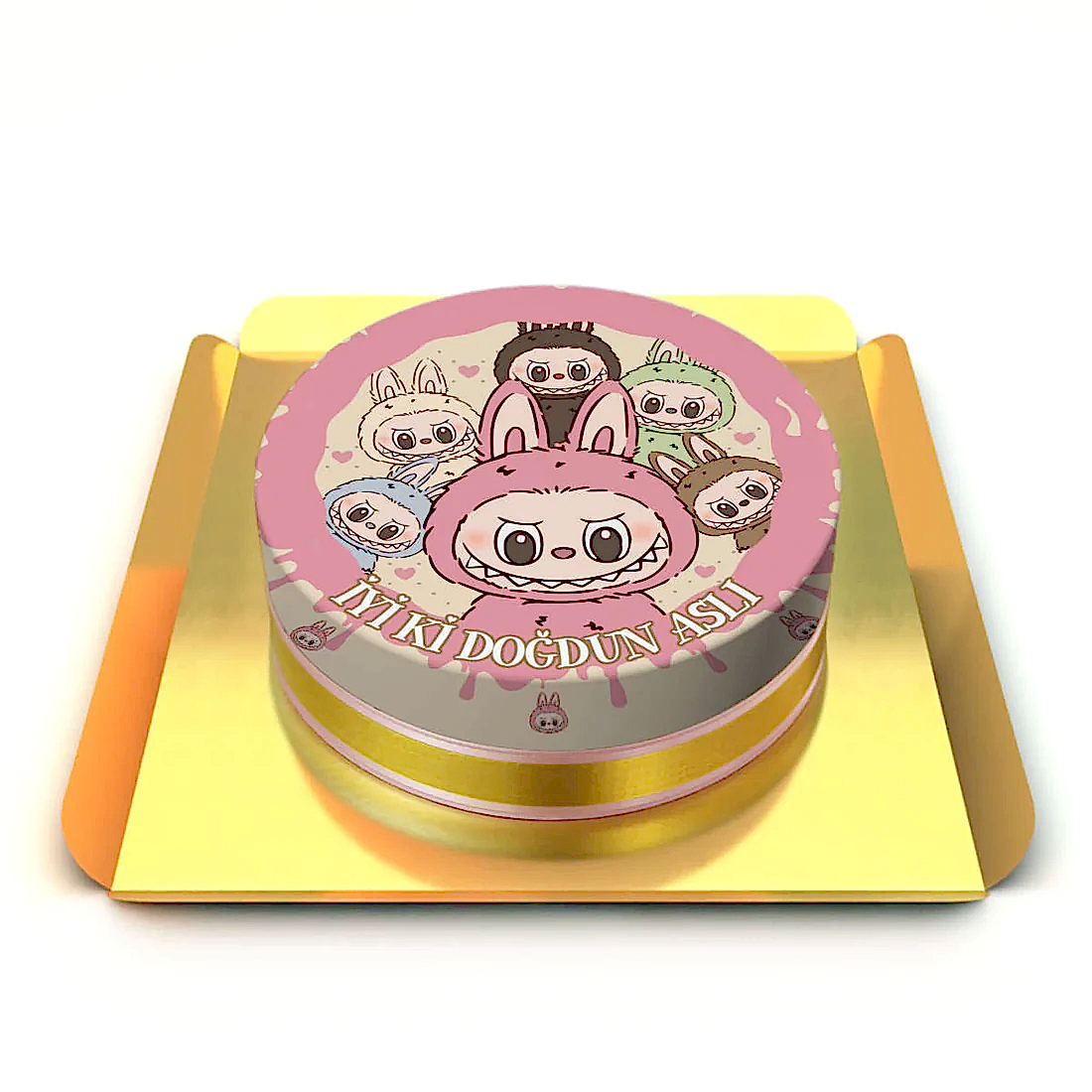 Labubu Resimli Pasta