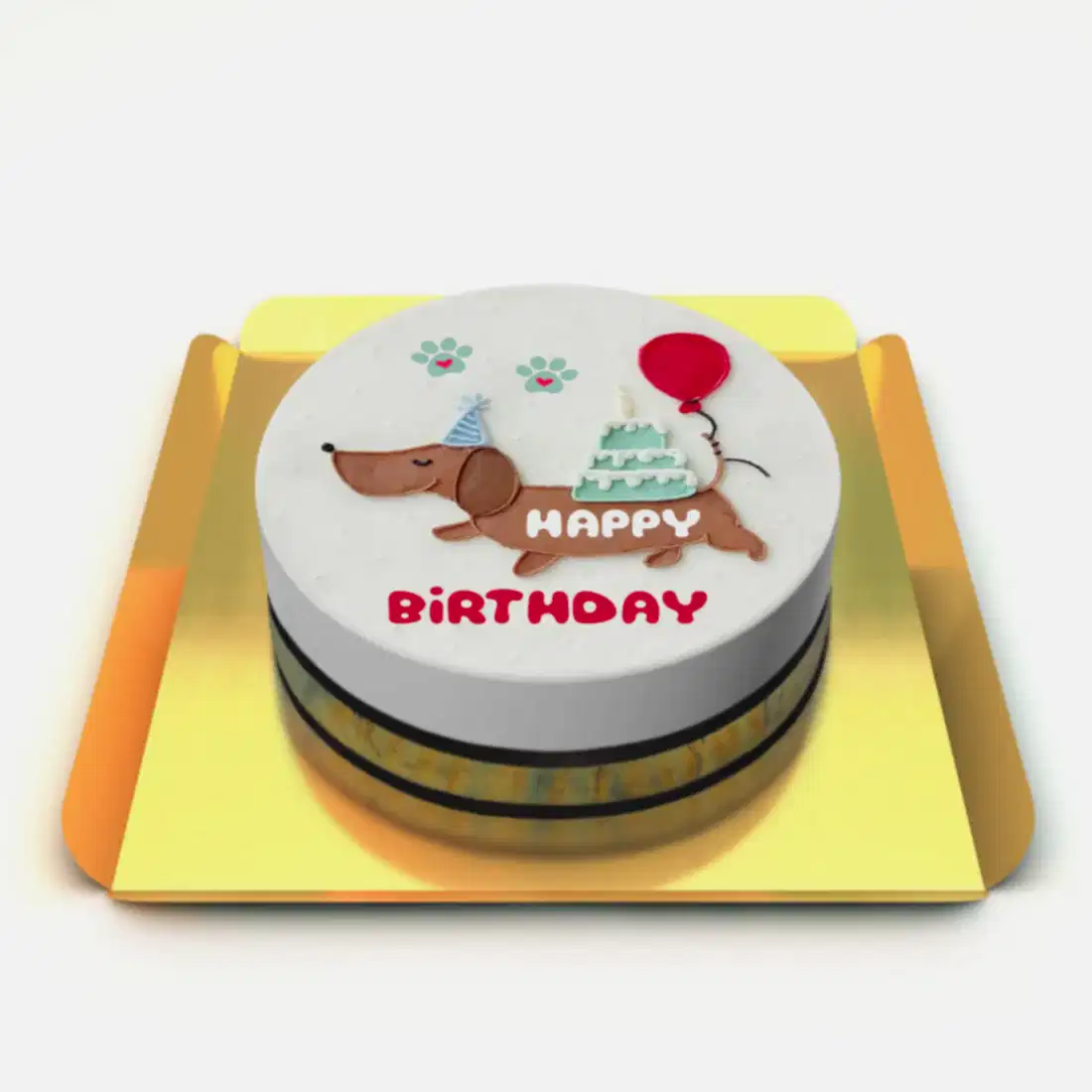 Köpek doğum günü pastası