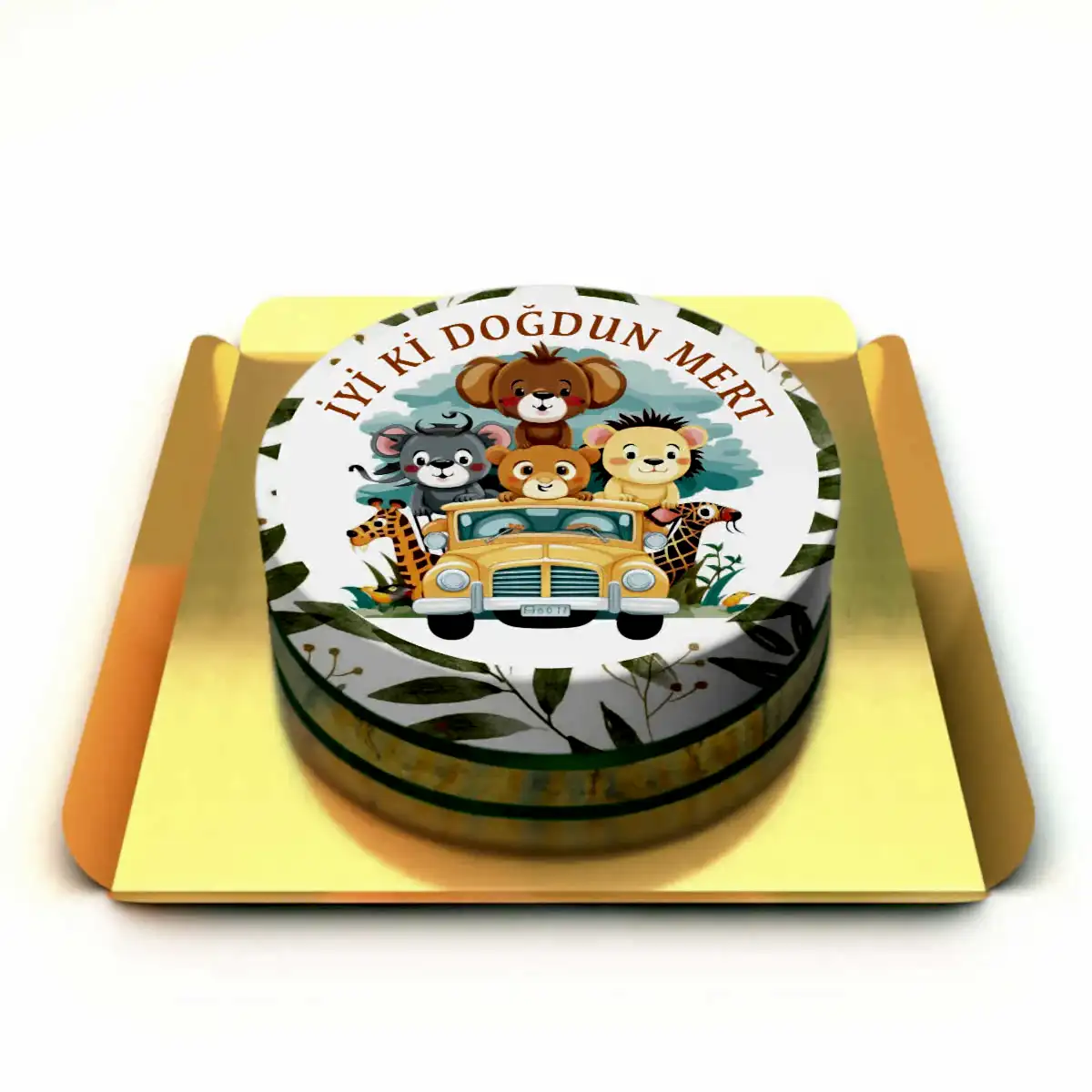 Safari Resimli Pasta