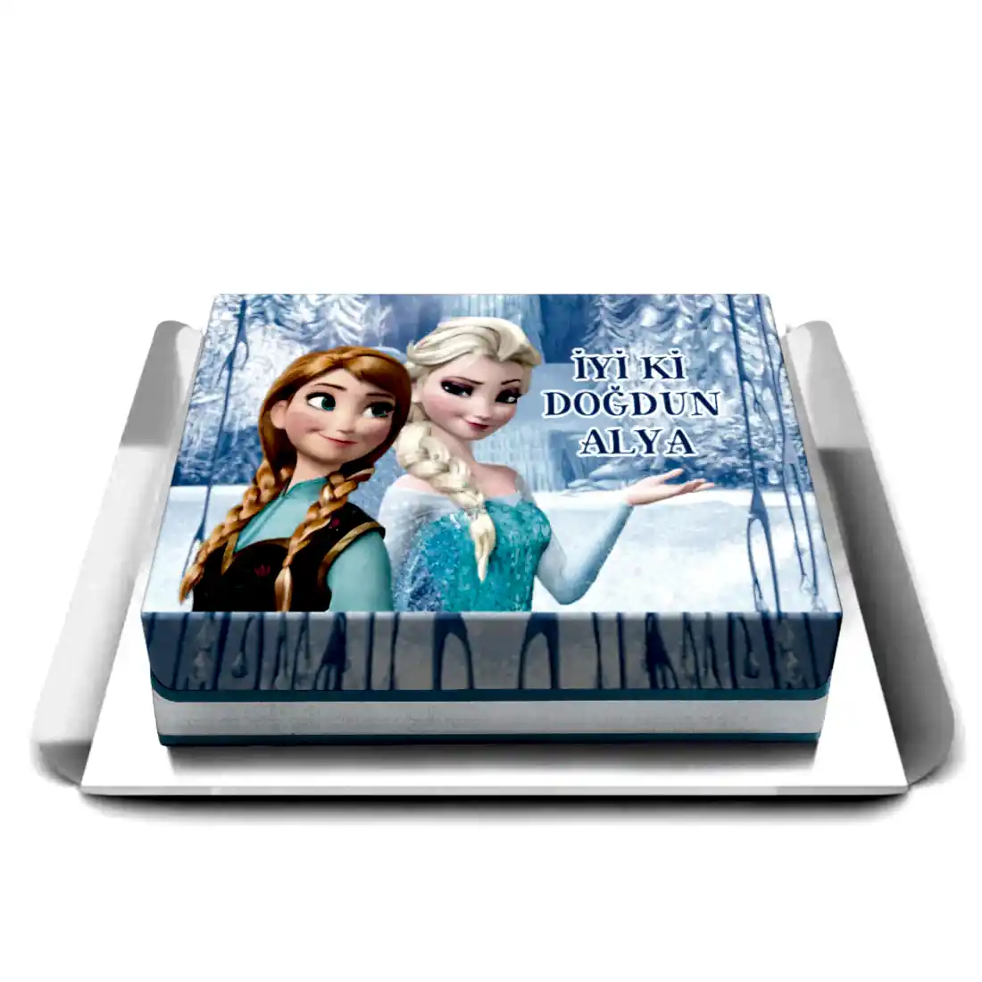 Elsa Ve Anna Doğum Günü Pastası