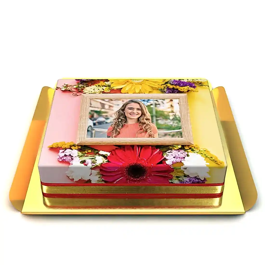 Dikdörtgen Resimli Pasta