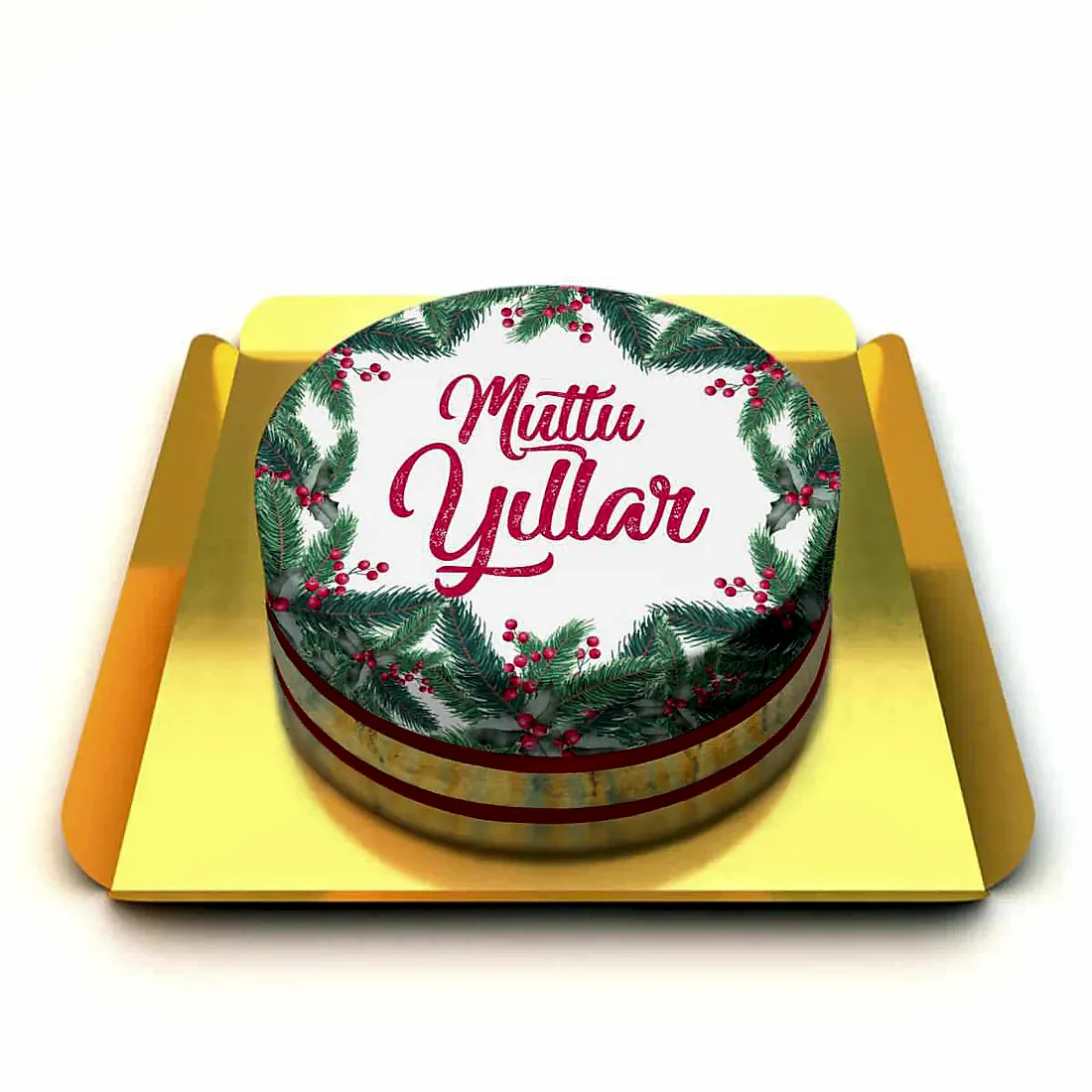 Yılbaşı Temalı Pasta