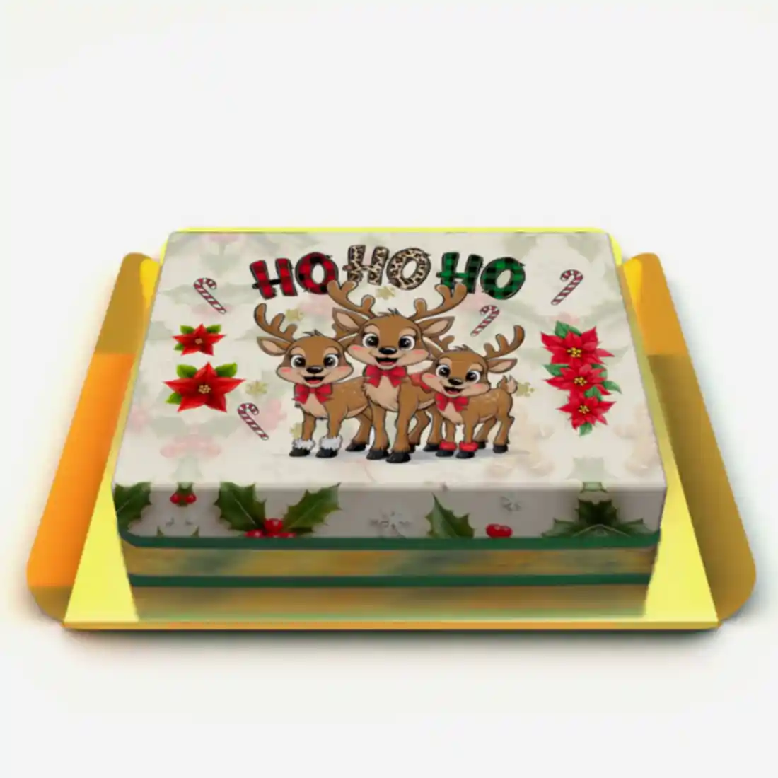 Yılbaşı Ren Geyik Pastası