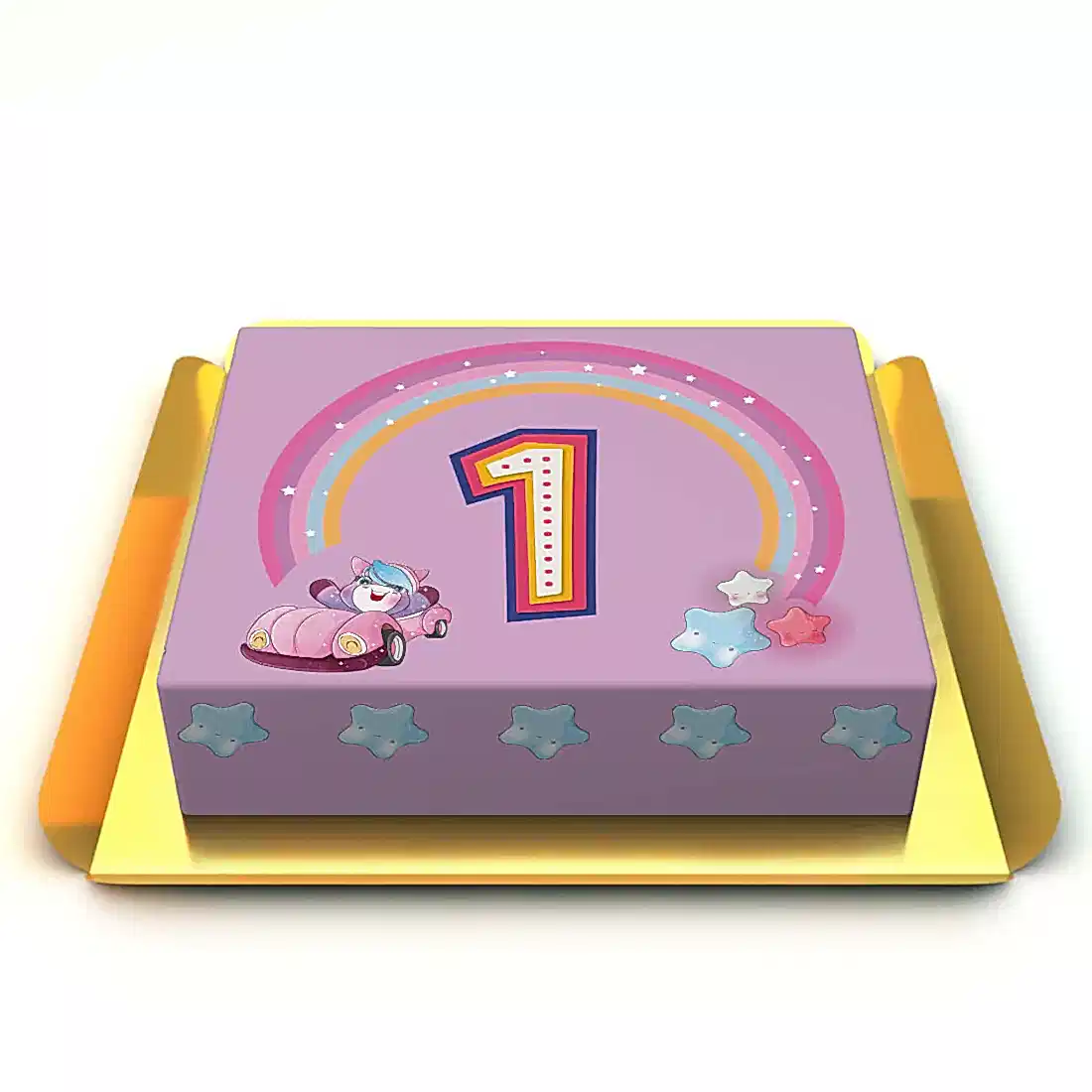 1 yaş unicorn pasta