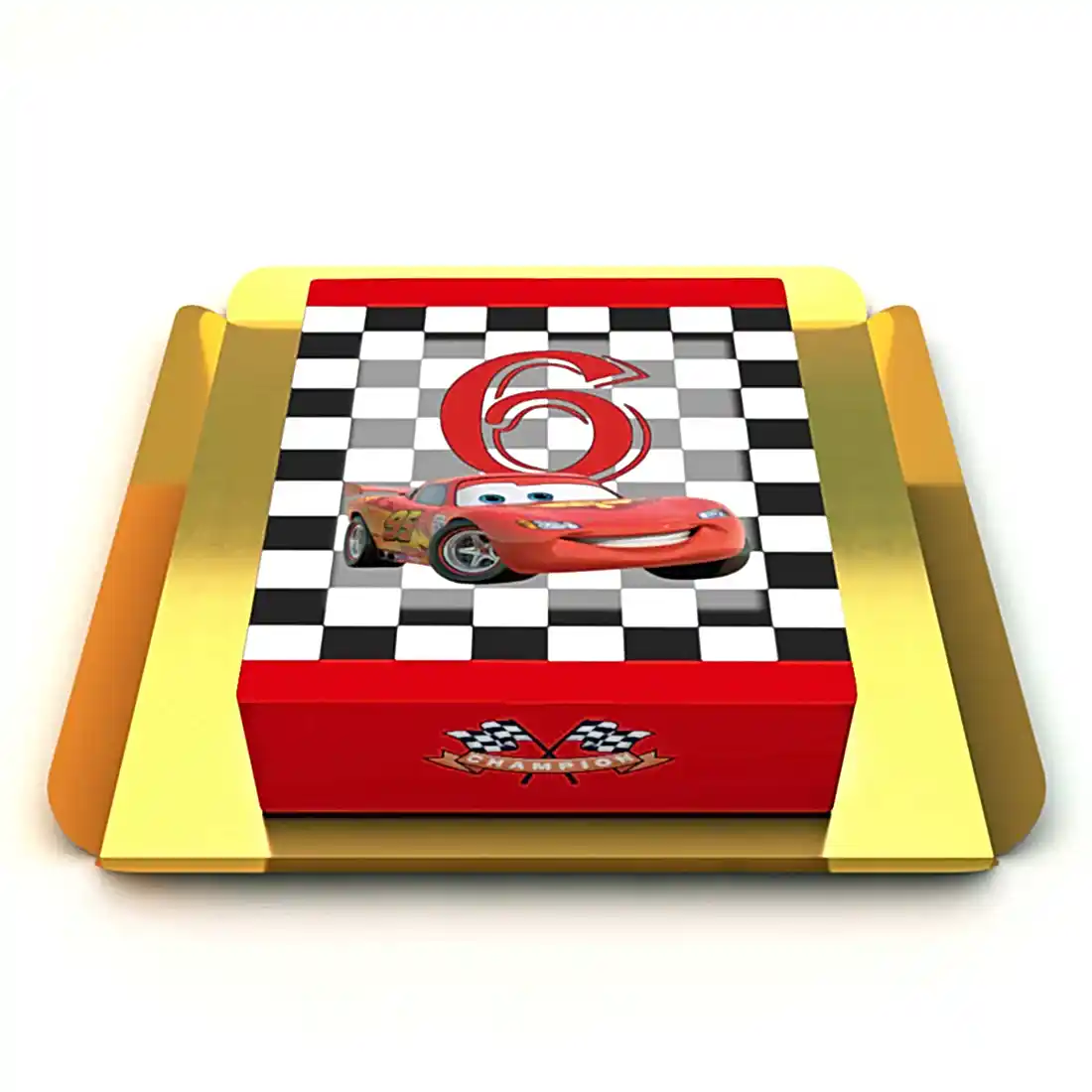 6 yaş şimşek mcqueen çocuk pastası
