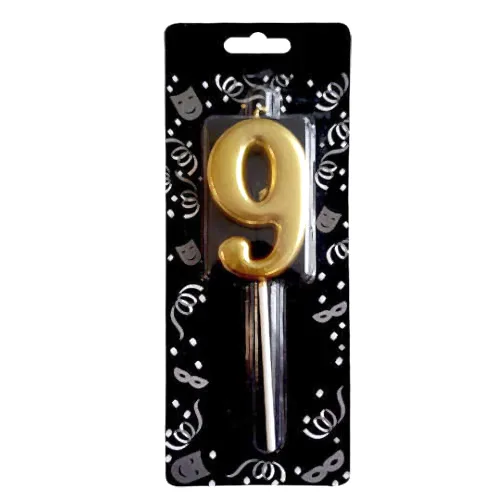 9 Rakamlı Gold Mum