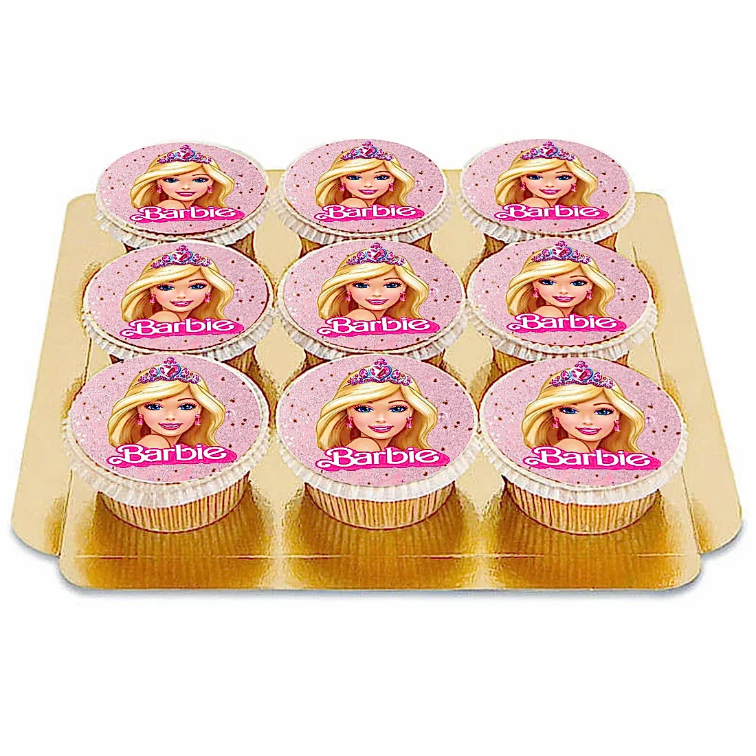Barbie Resimli Cupcake