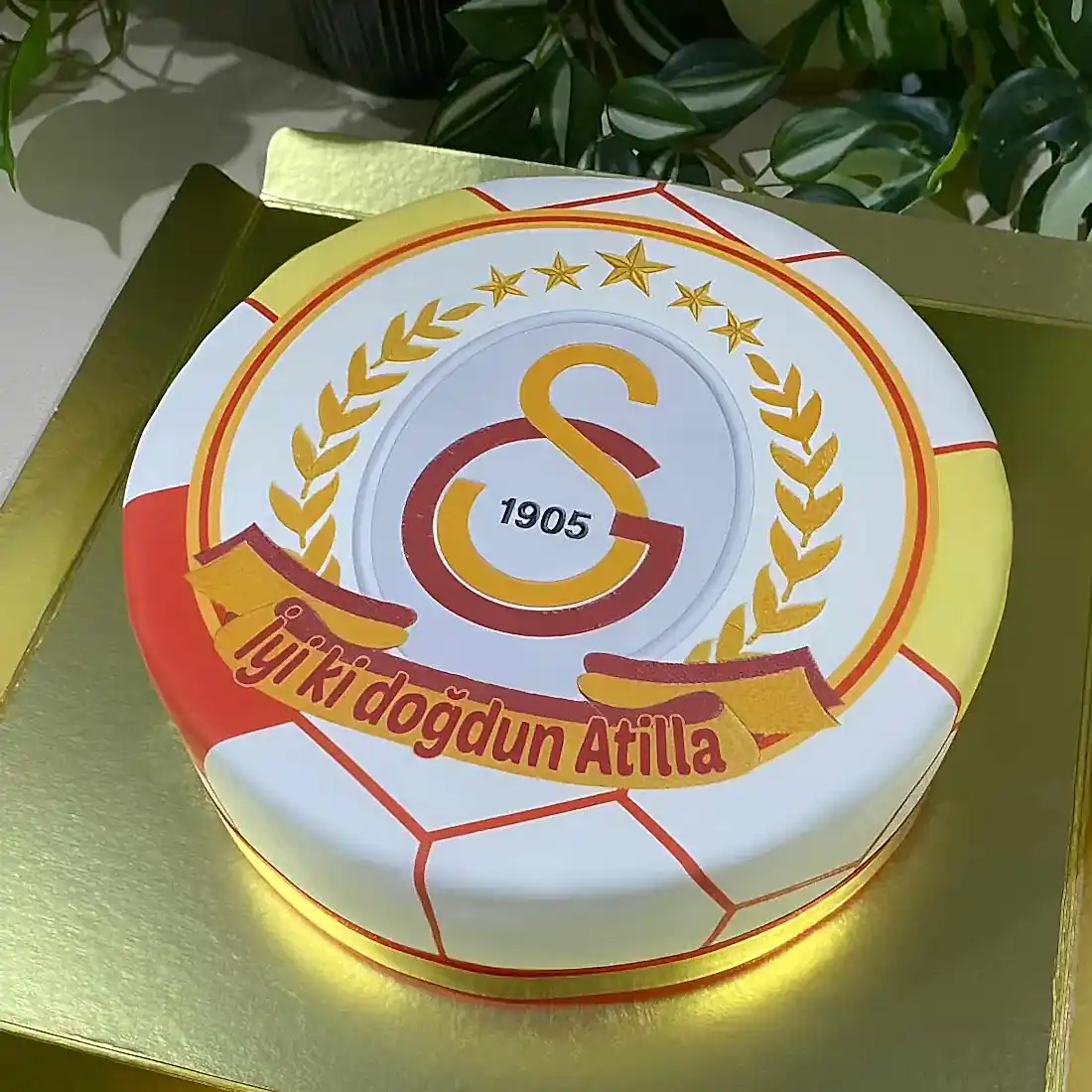 Galatasaray beş yıldızlı pasta