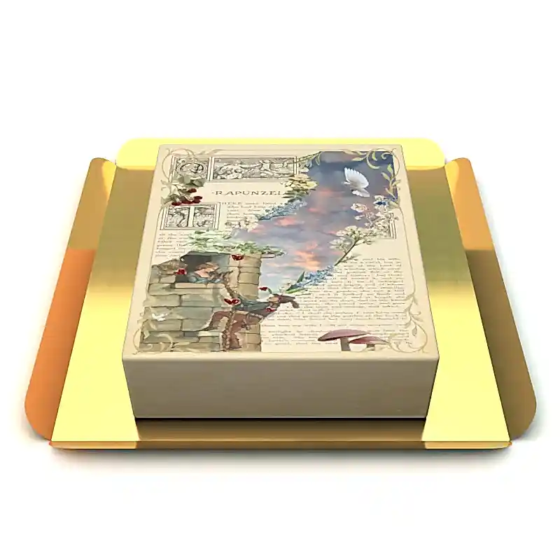 Rapunzel Hikayeli Nostaljik Masal Pastası