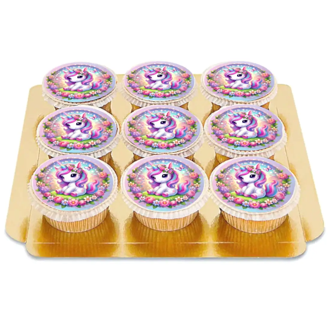 Unicorn Tema Cupcake