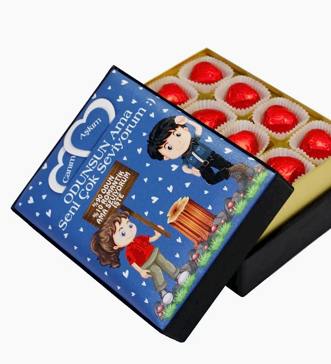Canım Aşkım Sevgiliye Kutu Çikolata