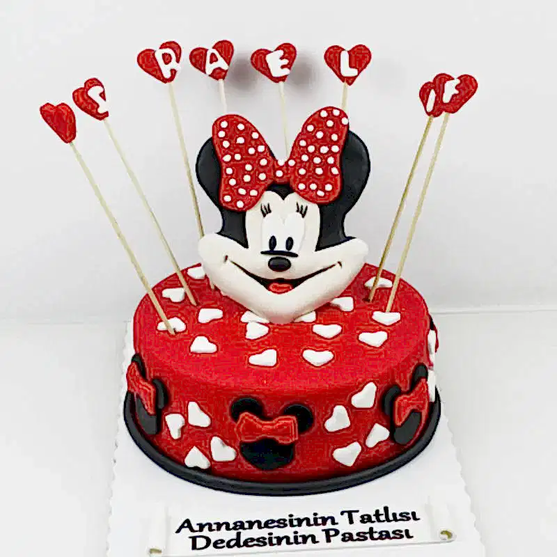 Minie Mouse Doğum Günü Pastası