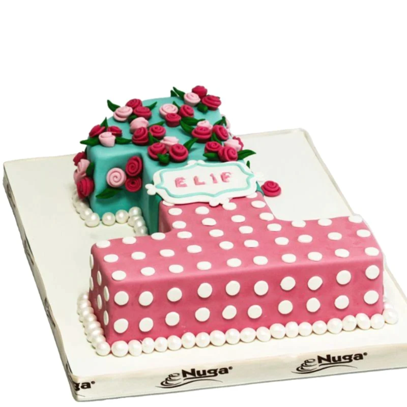 Prensese Bir Rakamlı Pasta