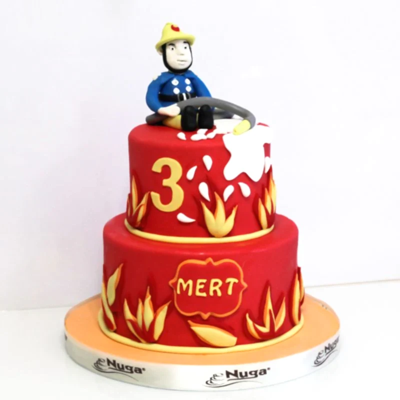 İtfaiyeci Doğum Günü Pastası