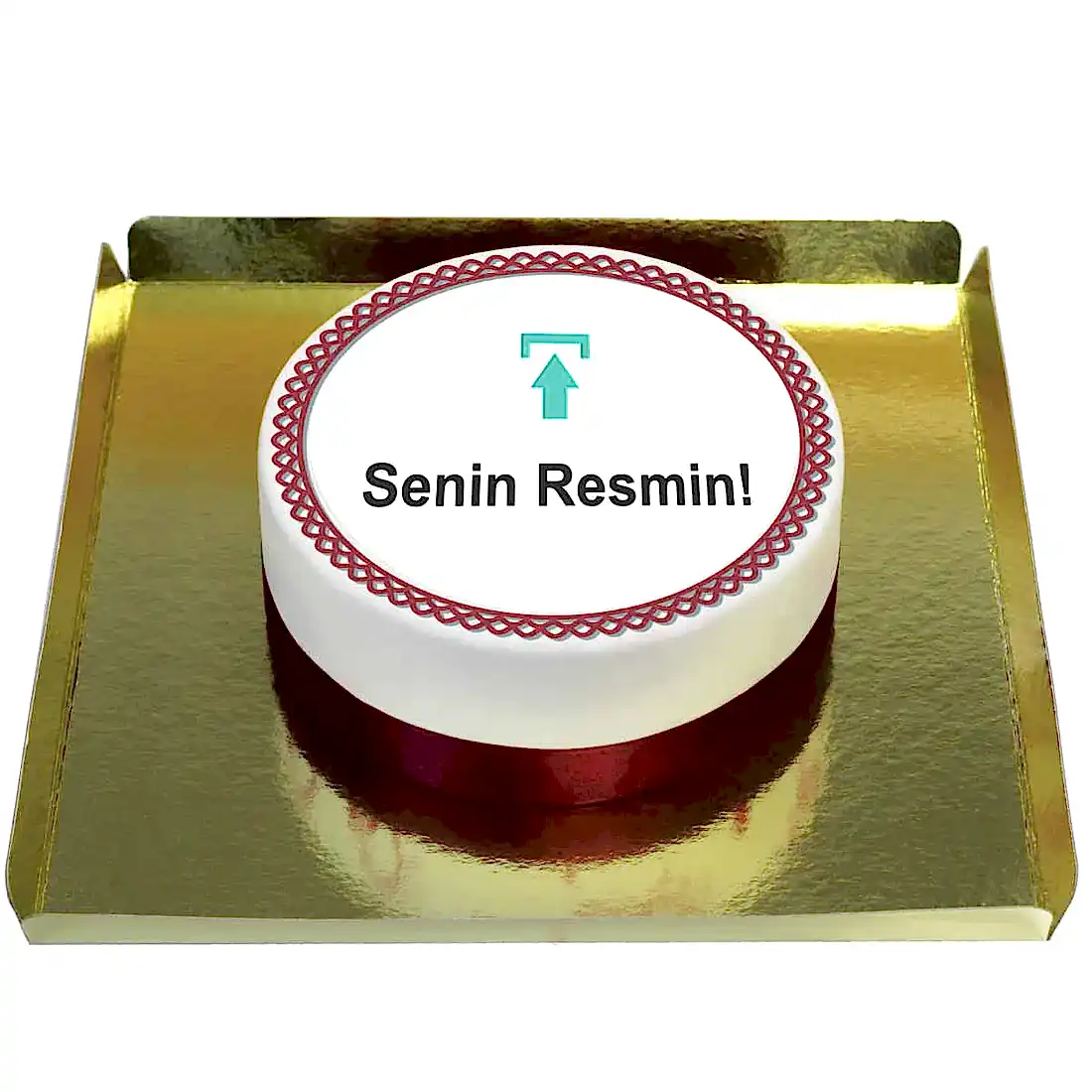 Kişiye Özel Dekorlu Tasarım Butik Pasta