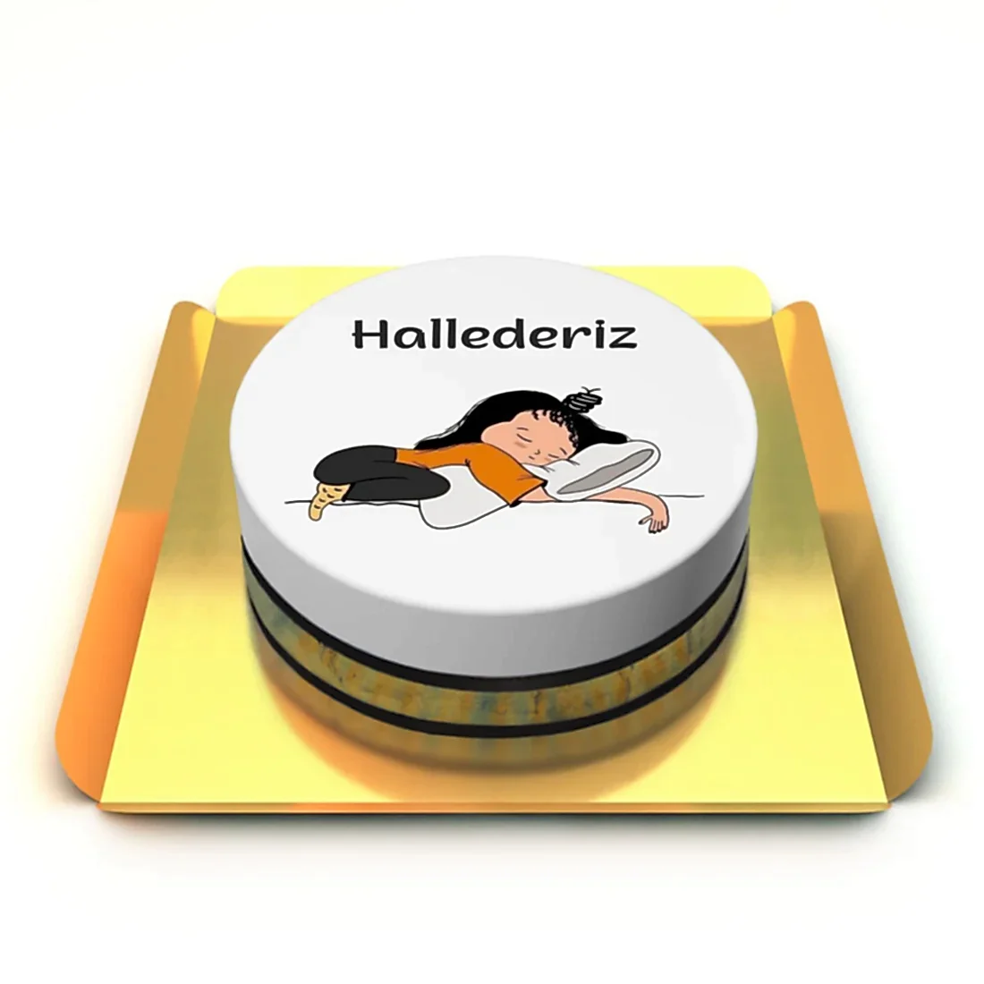 Yazılı Sürpriz Pasta