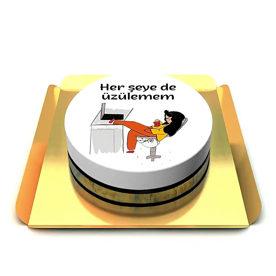 Yazılı Tasarım Pasta